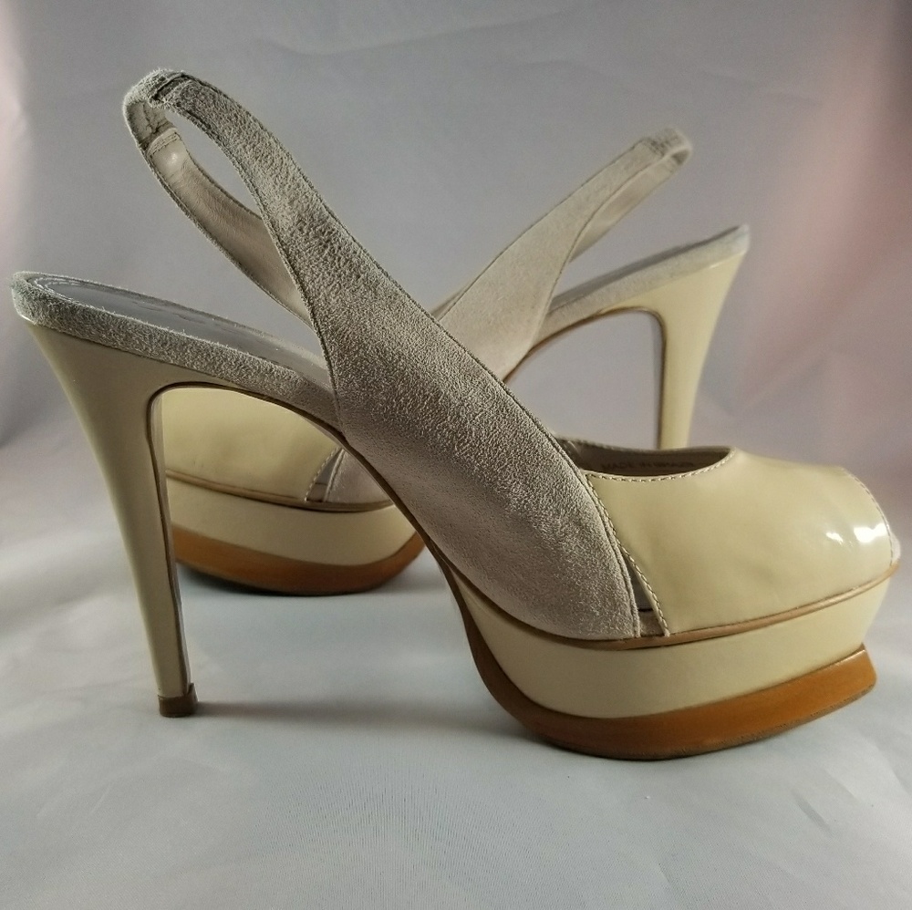 Bebe Slingback Platform High Heel Shoes